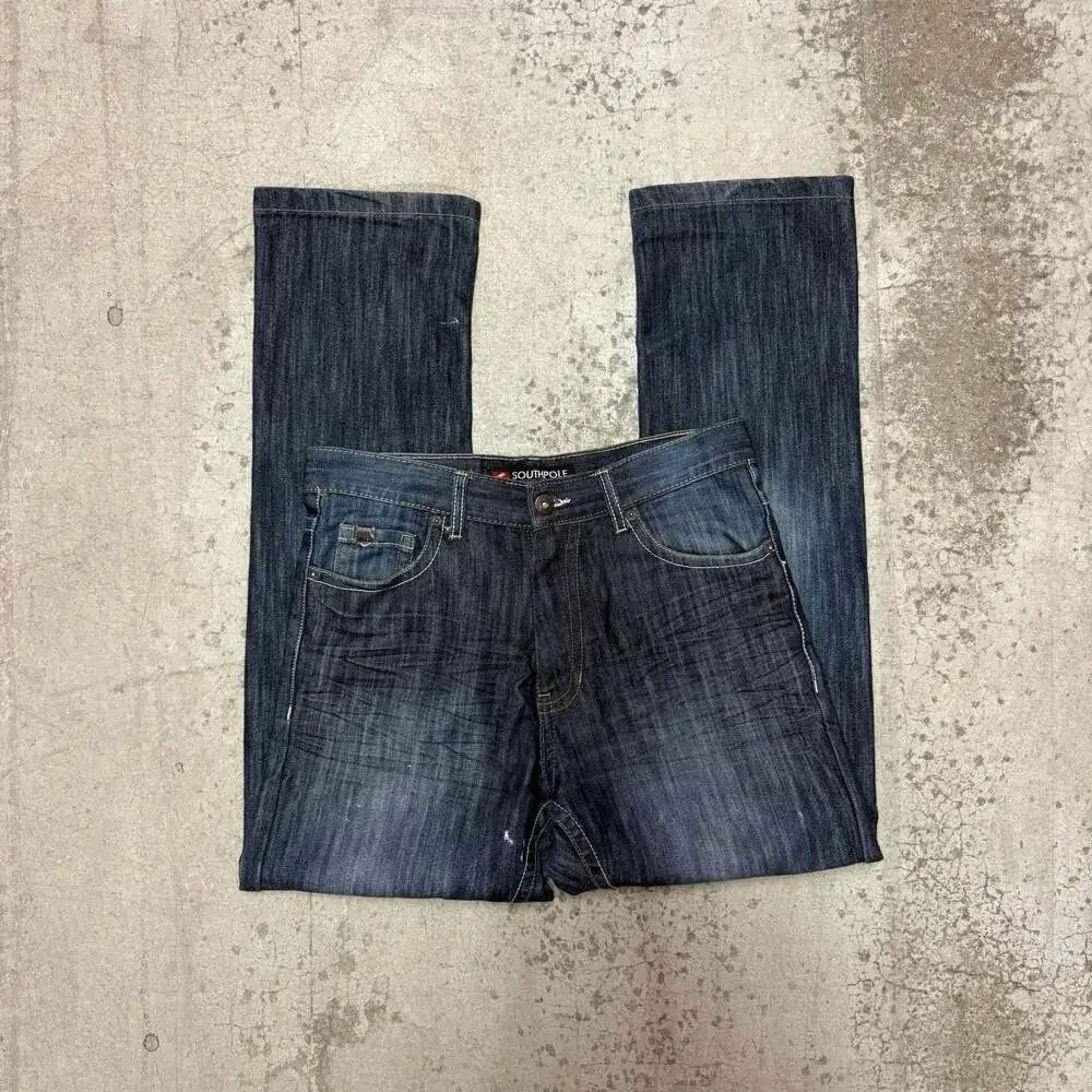 Southpole Authentic Collection Men's Dark Wash Denim Jeans